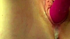 Young girl explores with vibrator in private session