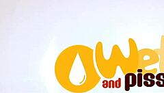 Busty Blonde Amaris Squirts Hard All Over Herself in Solo!