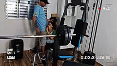 employees fuck in the warehouse office area outdoors