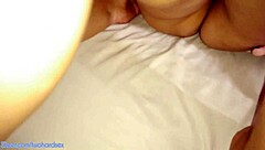 Very Angry Stepsister Receives Sperm on Her Body in Homemade Close-Up