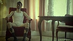 Slave with small tits gets doggystyle banged by monster cock in group bdsm