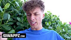 Nerd tp terrorists take face full of cum in outdoor group banging.