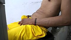 Latino neighbor pulls out his big cock in homemade kinky session with young student