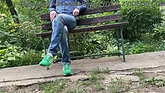 Milf Pisses with Legs Spread Wide, Exciting Me Intensely