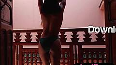 Asian Milf Shows Juicy Boobs and Hairy Pussy Outdoors