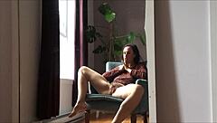 Milf Babe Fingers Her Pussy to Orgasm in Homemade Solo Video