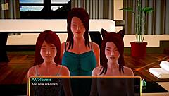 my new family 365 with redhead massage and big tits