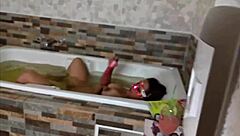 Shemale Teens Spied On During Lesbian Fun