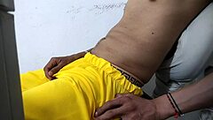 Latino neighbor pulls out his big cock in homemade kinky session with young student