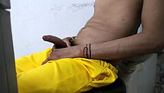 Latino neighbor pulls out his big cock in homemade kinky session with young student