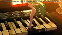 In the Hatsune Miku Odds&Ends Project Diva, She Appears Fully Nude