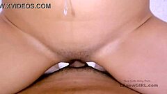 Teen brunette swallows cum in casting audition