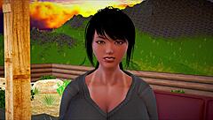 my new family 365 with redhead massage and big tits