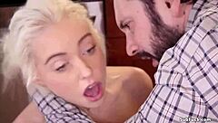 Milf guides teen into anal with stepdad