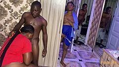 New Year Bang With Stepmom and Stepsister Together