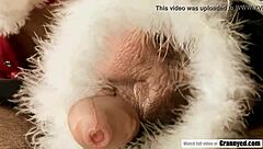 Very Old Hairy Pussy Gets Fucked By Young Stud