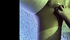 Wife Makes Husband Wear Wet Pantyhose For Kinky Footjob