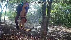 Curvy Latina Wife Fucks Big Black Cock Outdoors