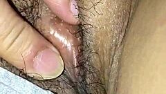 What Intriguing Play Happens with Her Pussy in This Scene?