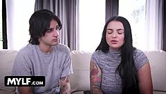 Cougar payton preslee seduces stepson for hard sex