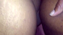 hey, thick cum lands right on her pussy