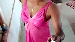 i'm lara dsouza, sexy cd in pink satin, mummified