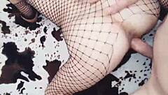 Home Passion Sex Anal Bent Over Stockings