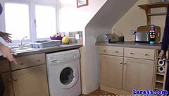 english milf gets pipe fitted by cheeky plumber