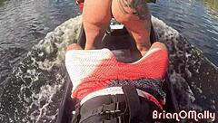 Skinny Stephanie Love Teases And Deepthroats Big Cock On Jet-Ski With Brian Omally