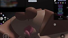 This Roblox video shows a rich girl getting fucked hard