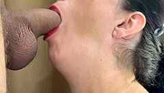 Sloppy Blowjob Leading To Intense Orgasm