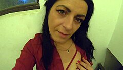 taste my salty pussy pee, housewife?