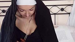 Devout nun chantal worships penis in hospital