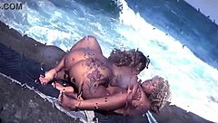 nina rivera and porsha carrera have lesbian sex on the beach