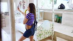 Ashley Adams with her step brother's big cock