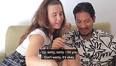 Martina Shamelessly Flirts with Her Father's Friend in Uniform