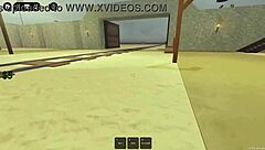 Does the ladyboy get banged in a gangbang while staying afk?