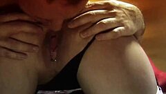 sexy blonde and brunette milfs share one stiff dick in threesome