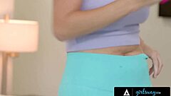 Girlsway: Octavia Red Controls Roommate's Vibrator Remotely – So Aroused!