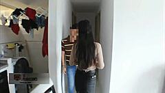 拉丁妹被继爸内射灌满骚穴