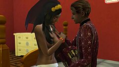 i, the indian bride, lose my virginity to a monster cock on our wedding night in the bathroom