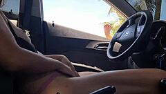 Married Woman Dares to Masturbate for Stranger on Public Street! Outdoor Adventure!