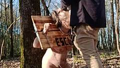 Submissive Slave In Pillory!