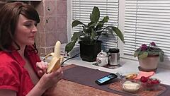 sexy milf frina gives amazing blowjob and swallows cum