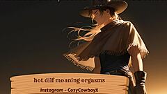 His moans in the video with his friend and boyfriend