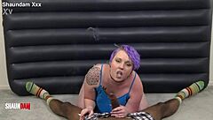 Smoking Cigs on Shaundamxxx Big Black Cock