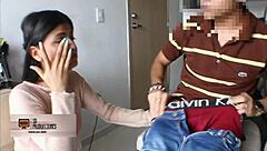 拉丁妹被继爸内射灌满骚穴