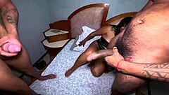 three guys for my girlfriend - nicoly mattos in group fun the cuckold waits