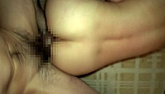 cute japanese slut with big shiny tits cums hard