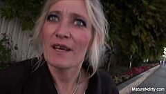 this mature slut sucks and fucks with big tits